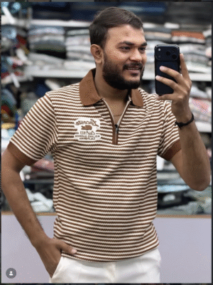 Lacoste Signature Slim-Fit Oxford Shirt in Sage Green